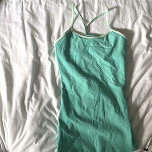 A lululemon lightly worn , no rips or stains .
